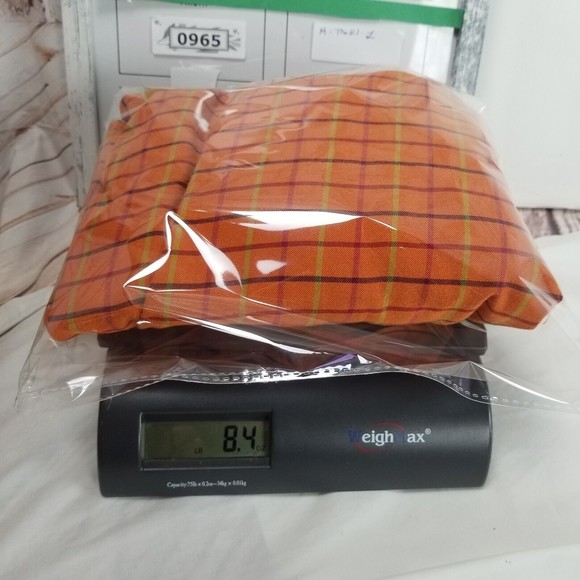 Tommy Hilfiger Button Down Long Sleeve Shirt Mens Sz L Orange Windowpane - Picture 14 of 16